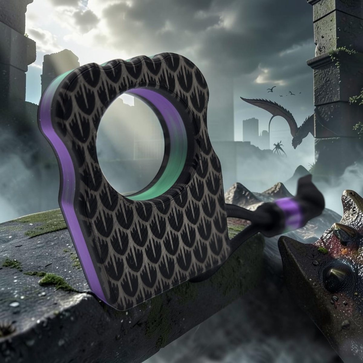 Dragon Scale angled view