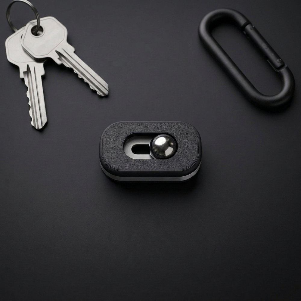 Silver core with keys